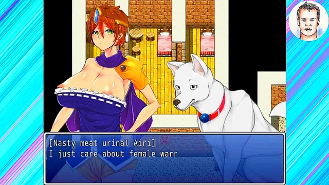 Big-Titted Anime Babe Gets Pussy Fucked Hard In Doggy Style By Game Character