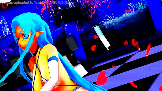 Half-Naked Anime Babe Dances Seductively For Your Pleasure