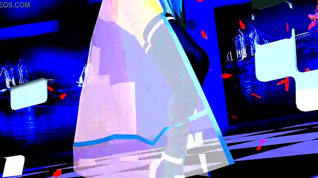 Half-Naked Anime Babe Dances Seductively For Your Pleasure