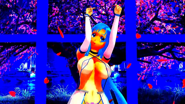 Half-Naked Anime Babe Dances Seductively For Your Pleasure