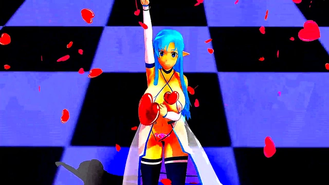 Half-Naked Anime Babe Dances Seductively For Your Pleasure