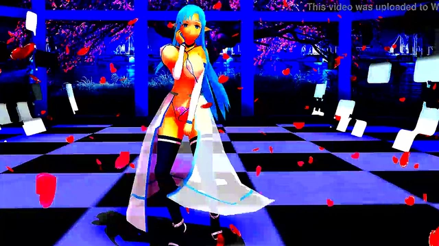 Half-Naked Anime Babe Dances Seductively For Your Pleasure