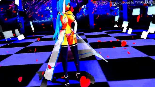 Half-Naked Anime Babe Dances Seductively For Your Pleasure