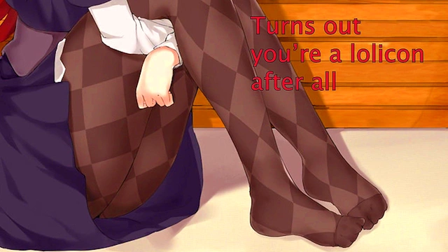 Teen Ai Yashajin Teases With Pantyhose-Covered Feet For JOI Jerk-Off Session