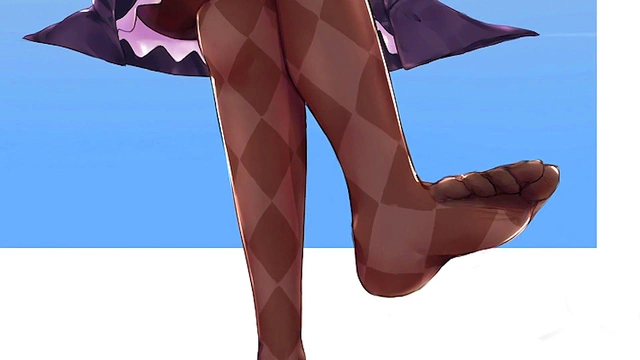 Teen Ai Yashajin Teases With Pantyhose-Covered Feet For JOI Jerk-Off Session