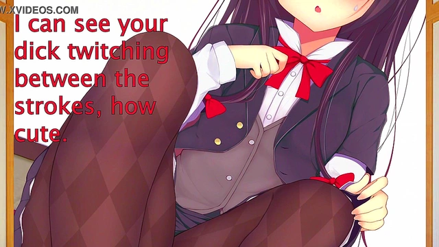 Teen Ai Yashajin Teases With Pantyhose-Covered Feet For JOI Jerk-Off Session