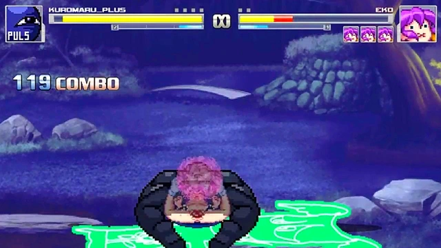 Eko & Kuromaru Heat Up the Arena in Steamy Japanese Hentai Battle