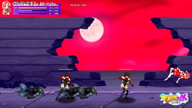 Big-Ass Anime Angel Spica Rides Dick In Horny Hentai Game Action