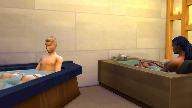 3D Anime Dude Fucks Himself Sensually in the Bathroom