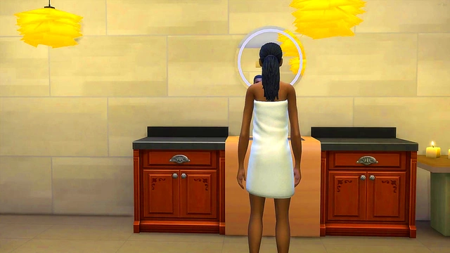 3D Anime Dude Fucks Himself Sensually in the Bathroom