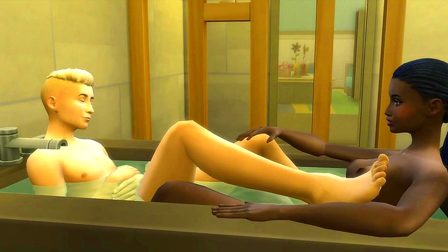 3D Anime Dude Fucks Himself Sensually in the Bathroom