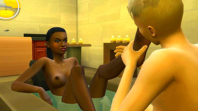 3D Anime Dude Fucks Himself Sensually in the Bathroom