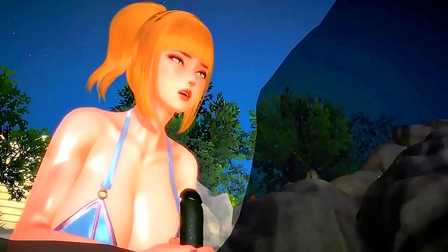 Sexy Young Beauty Rides Big Dick in Relaxing Hot Spring Fantasy