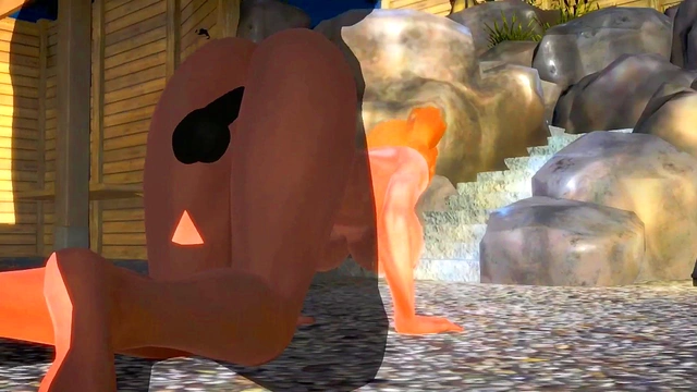 Sexy Young Beauty Rides Big Dick in Relaxing Hot Spring Fantasy