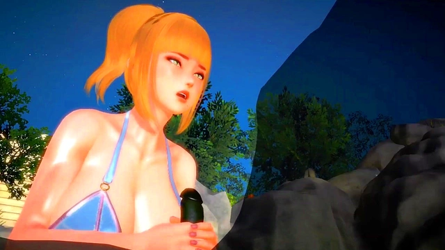 Sexy Young Beauty Rides Big Dick in Relaxing Hot Spring Fantasy