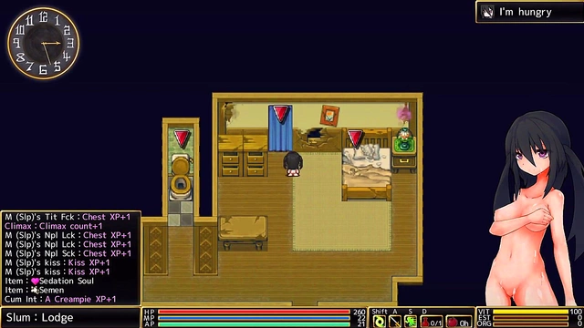 Horny Game Heroine Gets Fucked in Scripted Hentai Anime Scene