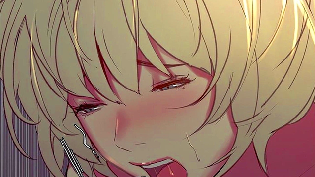 Step-Sister Seduces Ebony Teacher in Anime-Hentai Maid Fantasy