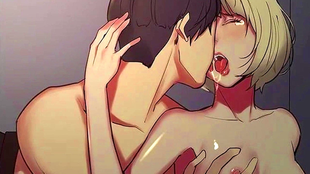 Step-Sister Seduces Ebony Teacher in Anime-Hentai Maid Fantasy