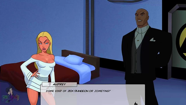 Blonde Batgirl & Big-Titted Starfire Submit to Harley Quinn's Training Session