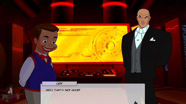 Blonde Batgirl & Big-Titted Starfire Submit to Harley Quinn's Training Session