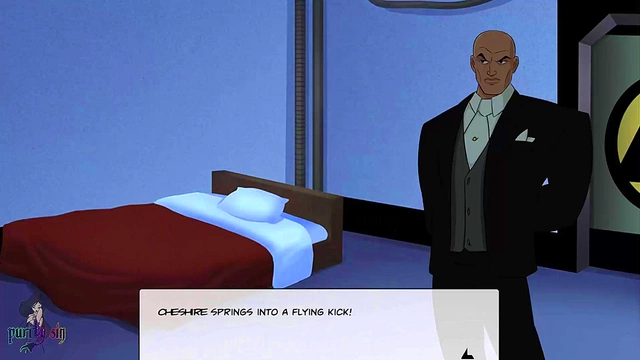 Blonde Batgirl & Big-Titted Starfire Submit to Harley Quinn's Training Session