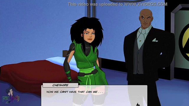 Blonde Batgirl & Big-Titted Starfire Submit to Harley Quinn's Training Session