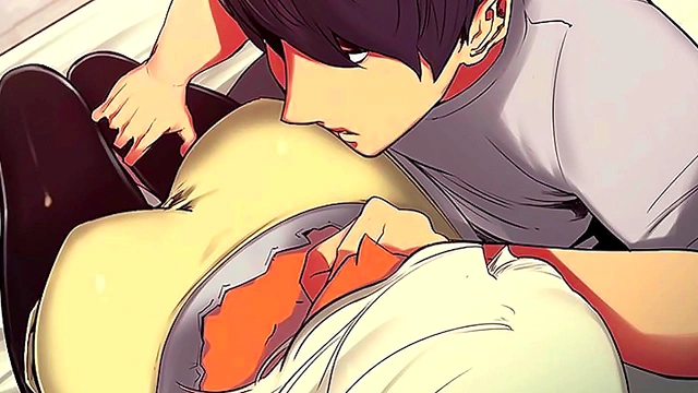 Step-Sister Seduces Her Teacher for Intimate Anime Action