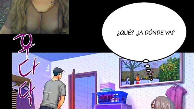 Step-Aunt Anime Teen Seduces You In naughty Comic Chapter 40