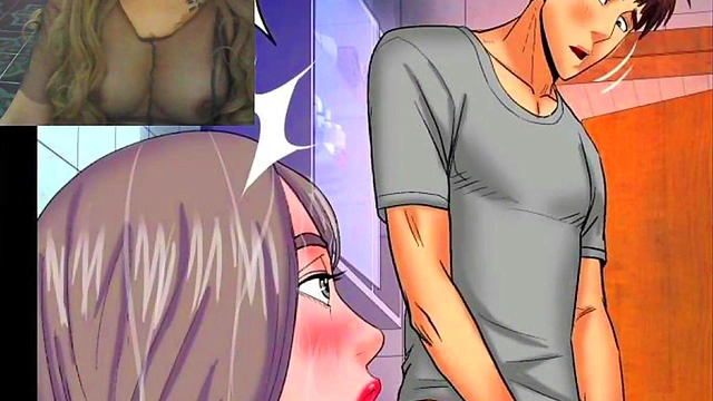 Step-Aunt Anime Teen Seduces You In naughty Comic Chapter 40