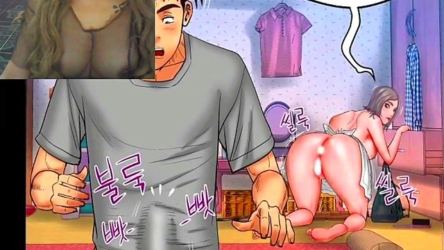 Step-Aunt Anime Teen Seduces You In naughty Comic Chapter 40