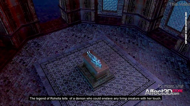 Huge-Titted Babe Awakens Futanari Demon for Hardcore 3D Anime Action