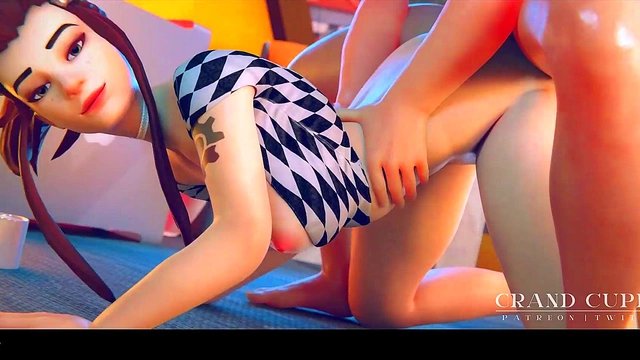 Brigitte's Sweet Anime Anal Adventure on a Sunny Spring Day