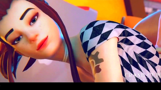 Brigitte's Sweet Anime Anal Adventure on a Sunny Spring Day