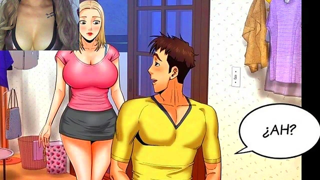 Step Aunt Seduction – Melina MX’s Busty Comic Adventure Continues