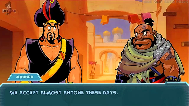 Hot Blonde Princess Jasmine Takes Control In Sexy Arabian Hentai Adventure