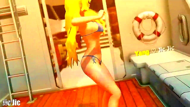 Hentai Yang Dances Seductively On A Boat To Captivating Music