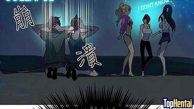 Stepmom Teacher Seduces Stepsisters for Naughty Anime PC Room Fun