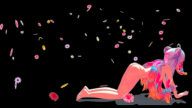 Cute Anime Lamb Dances Seductively in MMD Hentai Scene