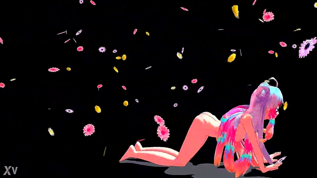 Cute Anime Lamb Dances Seductively in MMD Hentai Scene