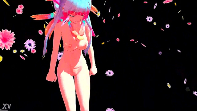 Cute Anime Lamb Dances Seductively in MMD Hentai Scene