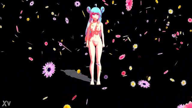 Cute Anime Lamb Dances Seductively in MMD Hentai Scene