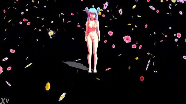 Cute Anime Lamb Dances Seductively in MMD Hentai Scene