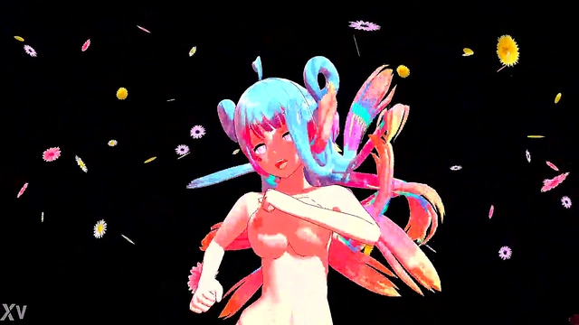 Cute Anime Lamb Dances Seductively in MMD Hentai Scene