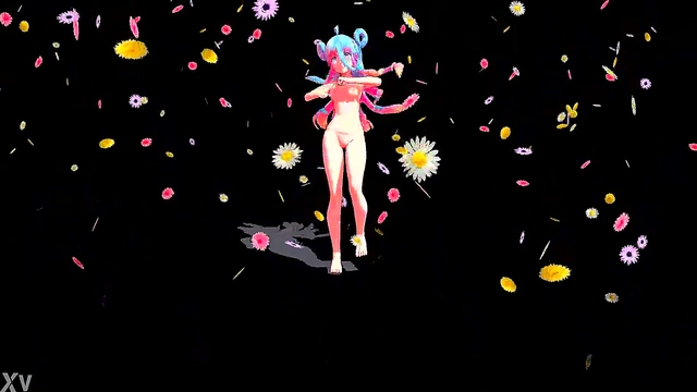 Cute Anime Lamb Dances Seductively in MMD Hentai Scene