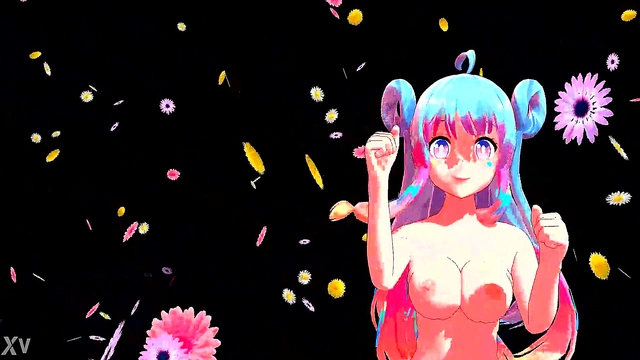 Cute Anime Lamb Dances Seductively in MMD Hentai Scene