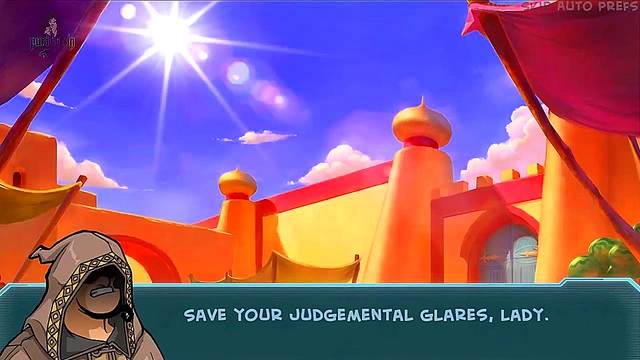 Horny Princess Jasmine Gives Bedtime Blowjob With Big Tits & Anime Magic