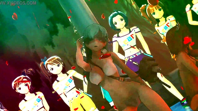 Horny Hentai Girls Dance Seductively in MMD Anime Scene