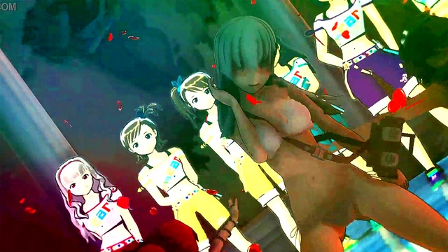 Horny Hentai Girls Dance Seductively in MMD Anime Scene