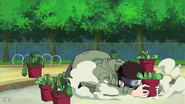 Naked Hinata Hyuga from Naruto Shippuden in Steamy Anime Action