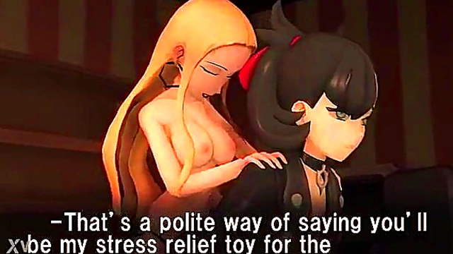 3D Pokemon Hentai – Oleana & Marnie Share Intense Sex Session